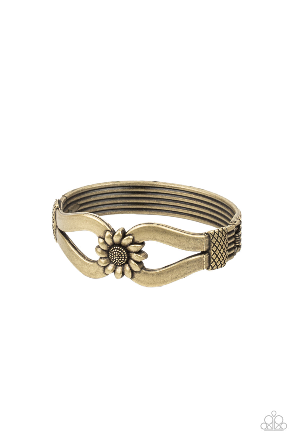 Let A Hundred SUNFLOWERS Bloom - Brass Bracelet - Paparazzi